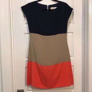 Eliza J color block dress